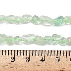 Естественный зеленый флюорит бисер нитей G-D339-A02