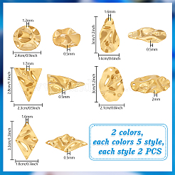 20шт 10 стиля подвески из нержавеющей стали&nbsp;STAS-PH0006-95