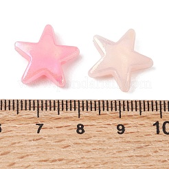 Непрозрачные акриловые бусины с УФ-покрытием&nbsp;OACR-G058-18A