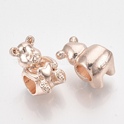 Сплавочные европейские бусины MPDL-S067-18