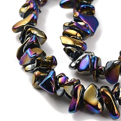 Стеклянные бусины с гальваническим покрытием &nbsp;GLAA-P062-B14