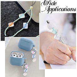 200 шт. Прозрачные акриловые бусины&nbsp;TACR-YW0003-45