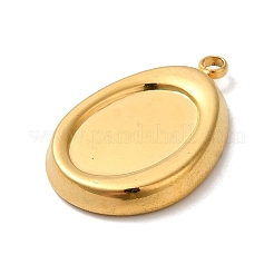 Кабошоны для подвесок из нержавеющей стали 304 для эмали X-STAS-D013-01B-G