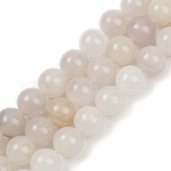 Нити бусин из натурального розового кроличьего волоса с рутиловым кварцем G-H093-B05-8mm