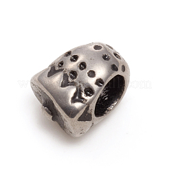 Европейские бусины из нержавеющей стали 304 STAS-G228-34AS