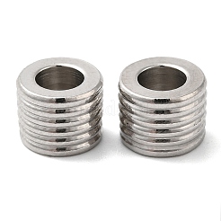 Европейские бусины из нержавеющей стали 202 STAS-A081-02P