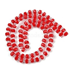 Непрозрачное стекло бисер нитей&nbsp;GLAA-P076-01C-08