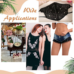 Полиамидные нити кружевные ленты&nbsp;DIY-WH0678-116B