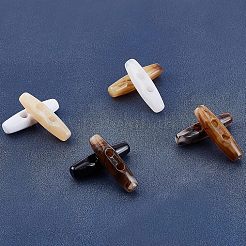 70шт. 7-х цветная акриловая пуговица BUTT-NB0001-43