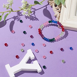 Набор для изготовления браслета из прозрачных бусин своими руками&nbsp;DIY-YW0004-40