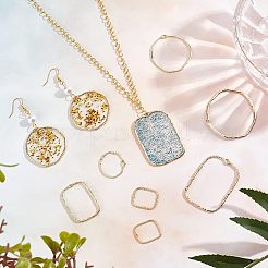 48 шт. 2 стиля сплава подвески с открытой задней панелью&nbsp;PALLOY-CA0002-29-1