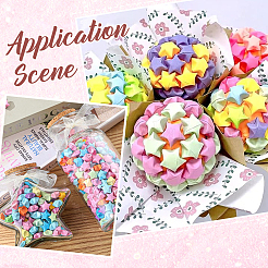 Удачливая бумага оригами DIY-SC0027-24B