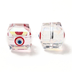 Прозрачные стеклянные бусины GLAA-F121-15