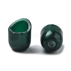 Двухцветные акриловые бусины&nbsp;OACR-S042-06G