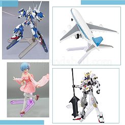 8 набор из 8 пластиковых моделей игрушечных собранных держателей AJEW-FH0002-33