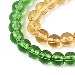 Прозрачные стеклянные бусины GLAA-N058-6mm-B01