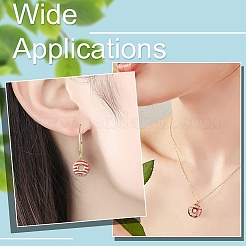 Подвески из сплава с принтом 50 цветов&nbsp;ENAM-CJ0006-81