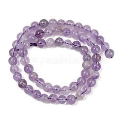 Природный аметист нитей бисера G-M445-6mm-01C