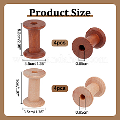 8 шт. 2 вида деревянных шпуль&nbsp;FIND-PH0028-10