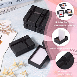 Картонные бумажные коробки для хранения колец и сережек CON-TAC0001-07