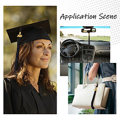 Полиэстеровая выпускная кисточка подвеска украшения&nbsp;AJEW-WH20020-078D