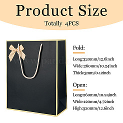 4 шт. прямоугольные бумажные подарочные пакеты&nbsp;AJEW-TA0001-60A