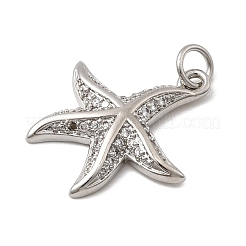 Латунные микро проложить кубического циркония подвески KK-H092-02C-P