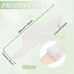 Нетканые одноразовые прокладки для воротника AJEW-WH0471-93