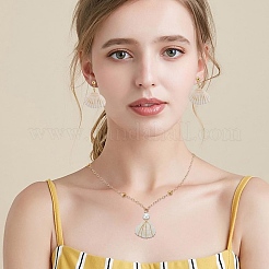 6 стиль подвески-ракушки из медной проволоки&nbsp;FIND-AR0005-14