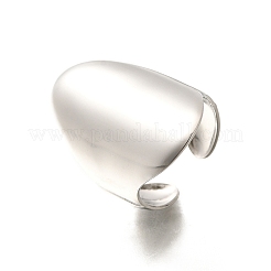 Кольца-манжеты из нержавеющей стали 304 с широким открытым носком для унисекс RJEW-R010-01S