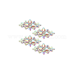 4 шт. стеклянных кабошонов (с обратной стороны термоклей) GGLA-FG0001-04