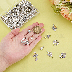 100шт 10 стиля подвески из сплава в тибетском стиле TIBEP-ME0001-11