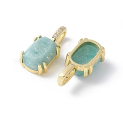 Природные подвески амазонит KK-F892-31G-01