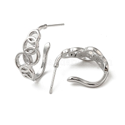 Серьги-гвоздики из латуни&nbsp;EJEW-C070-01P