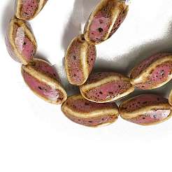 Фарфора ручной работы бисер нитей PORC-B002-15B