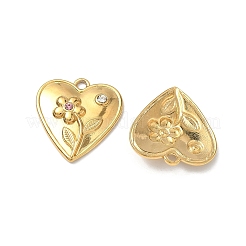 Подвески из нержавеющей стали 304 со стразами&nbsp;STAS-L308-09G