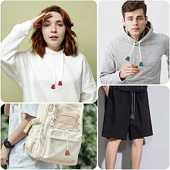 40 шт. двухцветные кожаные наконечники для шнура&nbsp;FIND-CA0011-38