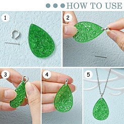 925 подвеска из стерлингового серебра с родиевым покрытием STER-L057-081B-P