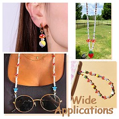 50 шт. Непрозрачные акриловые бусины&nbsp;OACR-CJ0002-59