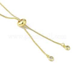 Браслеты с ползунком цепи из латуни с покрытием для стойки&nbsp;MAK-YW0001-04G