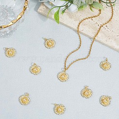 10шт латунные подвески&nbsp;KK-BBC0020-54