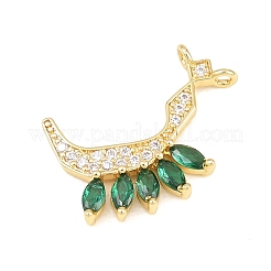 Латунные микро проложить кубического циркония подвески&nbsp;KK-Z151-15G-01