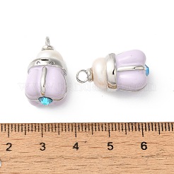 Стойки обшивки латунь кубического циркония подвески KK-G504-09P-01