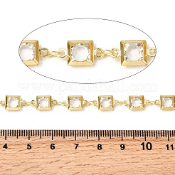 Латунные цепочки с квадратными звеньями CHC-H114-02G-02