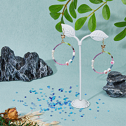 225 г 17 вида стеклянных стеклянных бусин и круглых бусин&nbsp;SEED-DC0001-02B