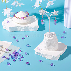 500шт 5 стиля прозрачные акриловые бусины&nbsp;TACR-TA0001-41B