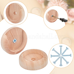 2 шт. держатели для деревянных штанг для шкафа&nbsp;FIND-WH0139-854