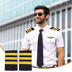 Погоны пилота из полиэстера DIY-WH0248-730B