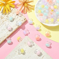 60 шт. 6 цвета прозрачные прозрачные акриловые бусины FACR-CJ0001-10