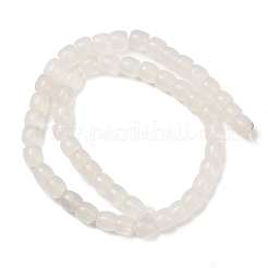 Серые натуральные бусины из агата  G-C258-01